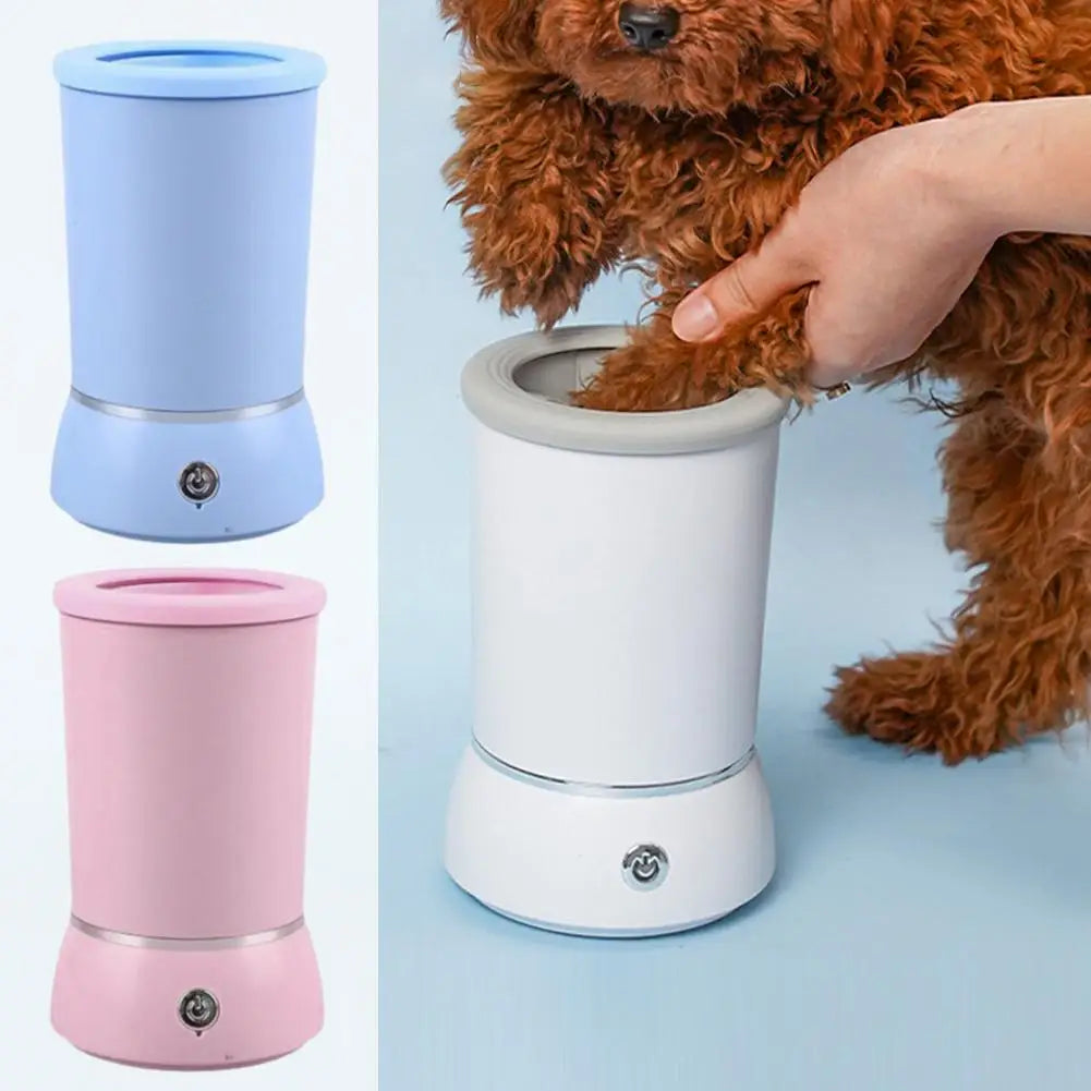 Electric automatic paw cleaner