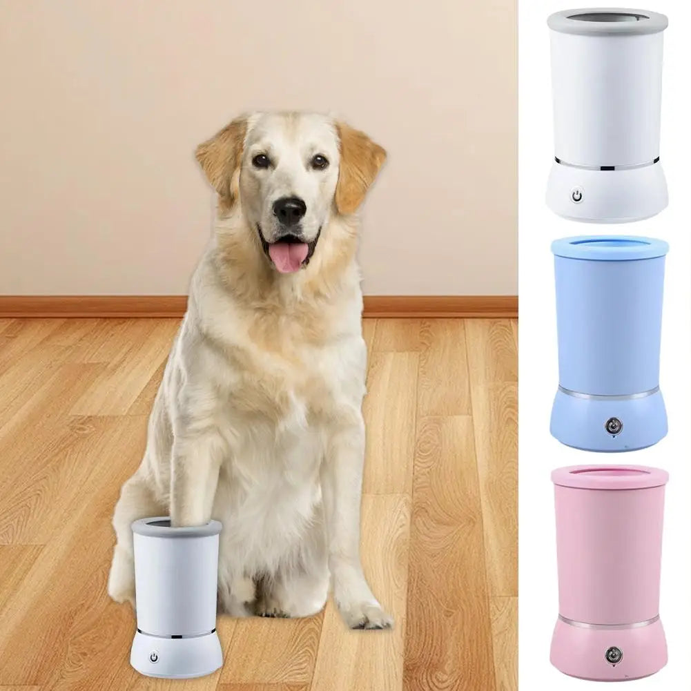 Electric automatic paw cleaner