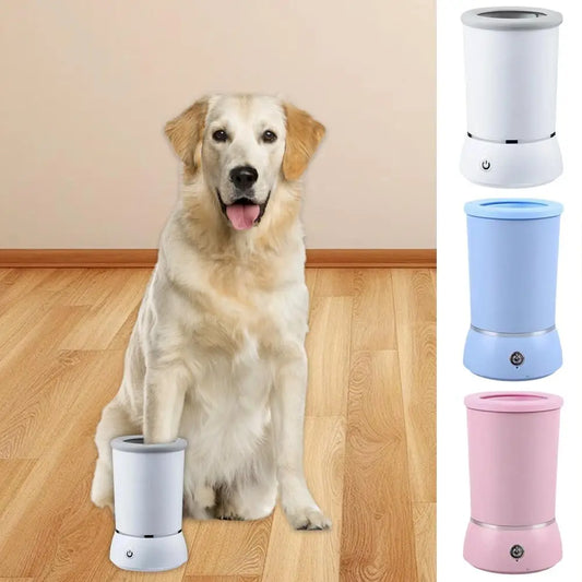 Electric automatic paw cleaner