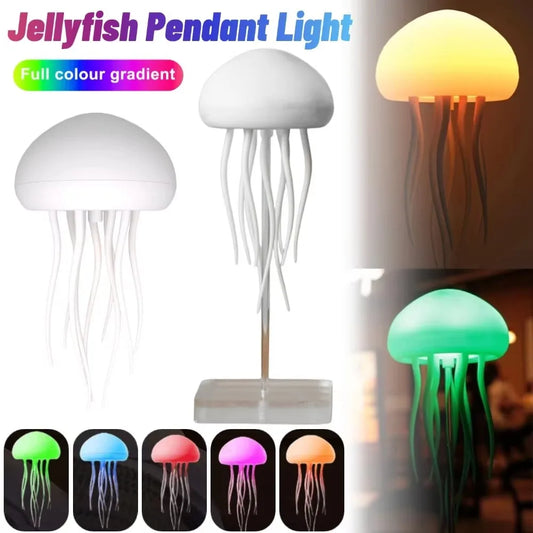 Cartoon Jellyfish Night Light Cute Jellyfish voice control Night Lamp