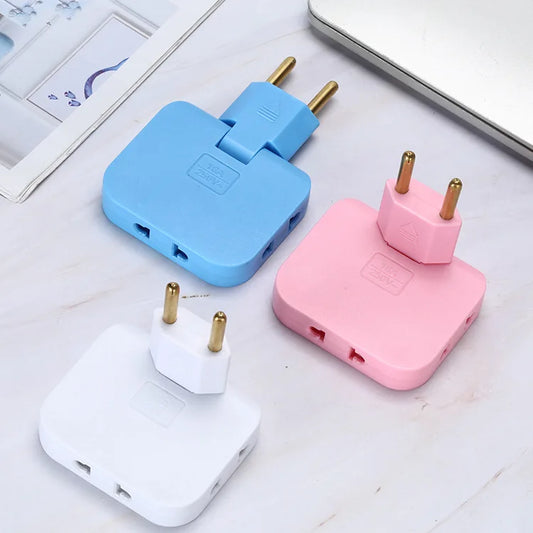 3 in 1 rotatable socket for multi plug extension