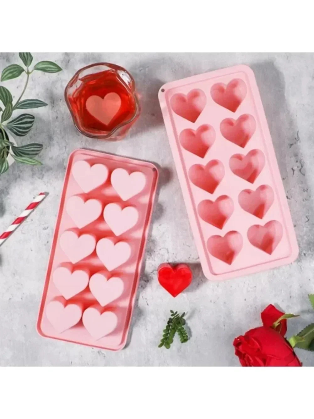 Ice Mold Heart-shaped
