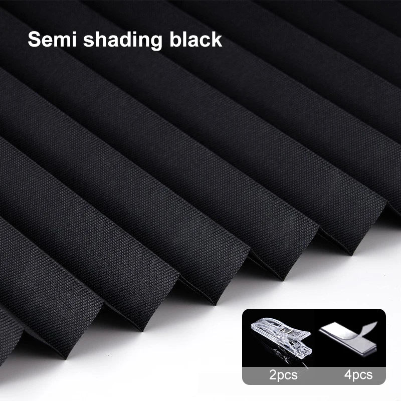Self-Adhesive Pleated  Blackout Curtain