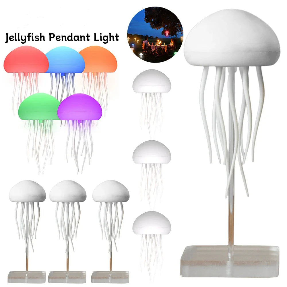 Cartoon Jellyfish Night Light Cute Jellyfish voice control Night Lamp