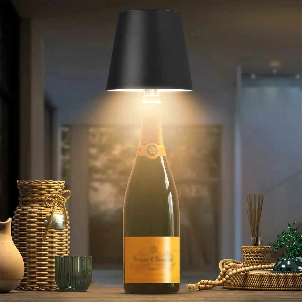 LED bottle table lamp