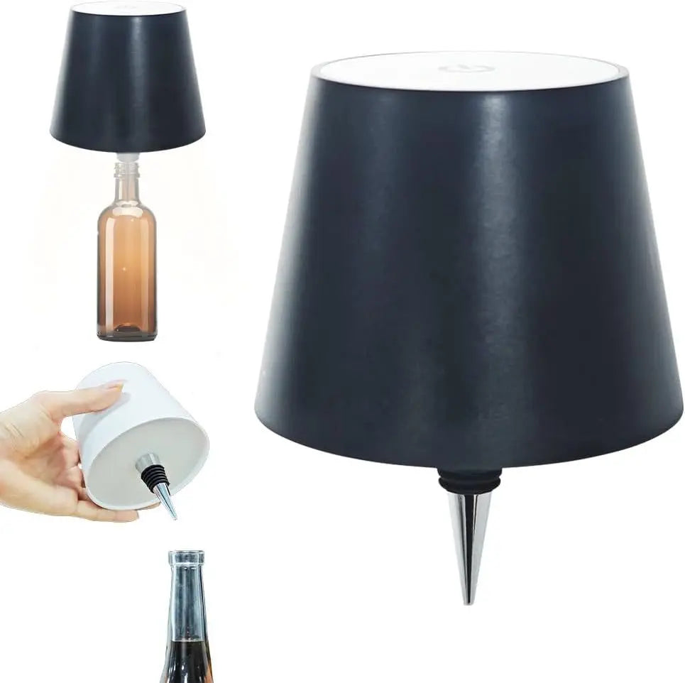 LED bottle table lamp