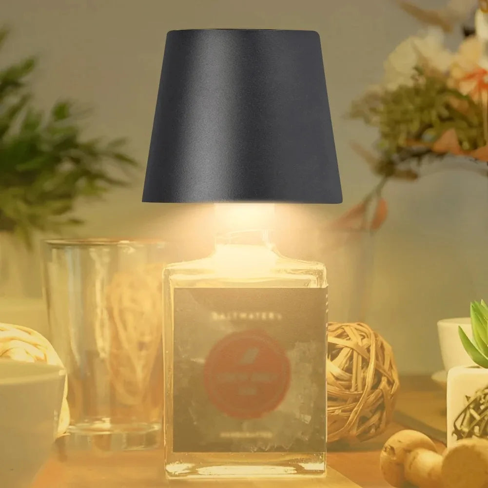 LED bottle table lamp