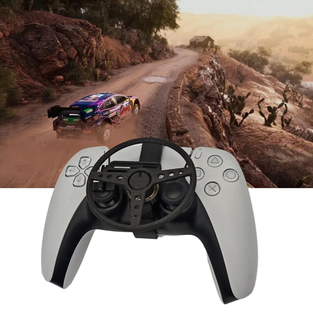 Mini Steering Wheel for  game controller for ps5 and ps5 slim