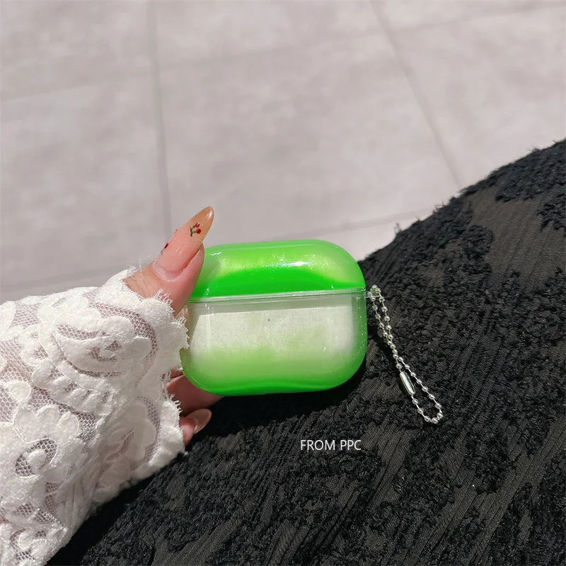 Shiny Luminous Quicksand Headphone Case Cover for airpodes pro 4 3 2