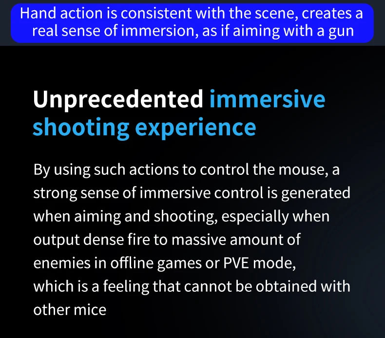 Gun Style Gaming Mouse
