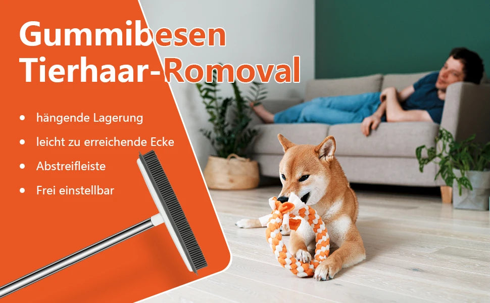silicon hair removing broom for carpets